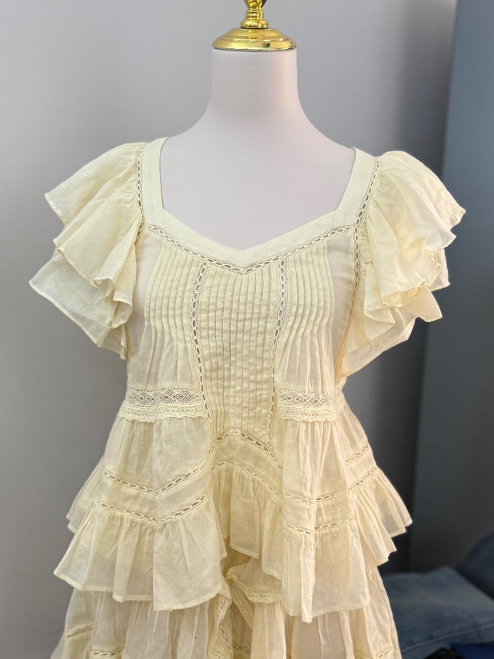 Isabel Etoile Marant short sleeve top yellow